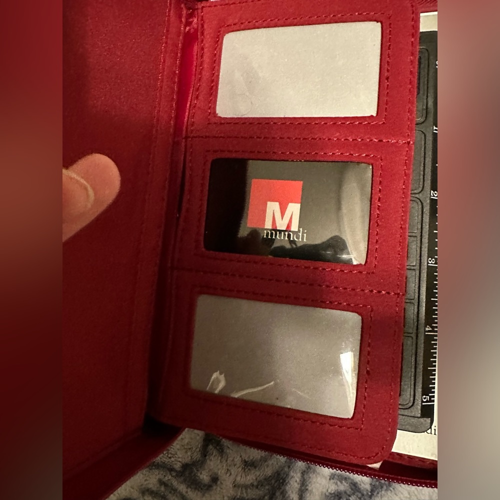 MUNDEX Wallet & 6 Ring Daily Planner Organizer Tabbed by Mundi nwot - Picture 2 of 11
